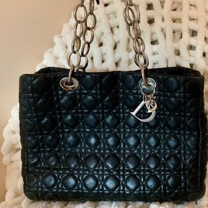 Christian Dior Lambskin Tote Bag